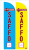 Wind Banner ou Wind Flags Para Escola da Surf Saffo