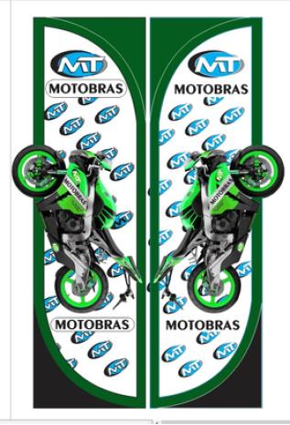 Wind Banner  para Moto Peças MotoBras