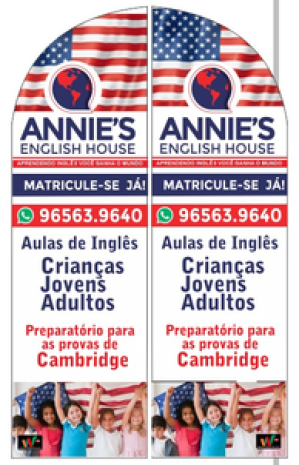 Wind Banner para Curso de Inglês Annies