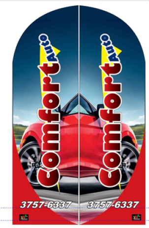 Wind Banner para Agências de Carros Confort