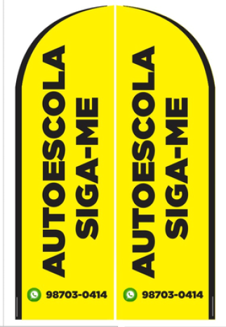 Wind Banner para Auto Escola Siga-me