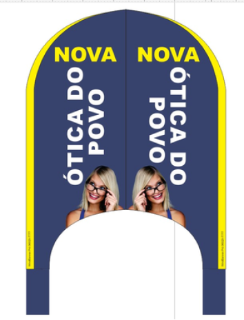 Wind Banner para Óticas Nova Ótica do Povo