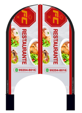 Wind Banner Para Restaurante FC