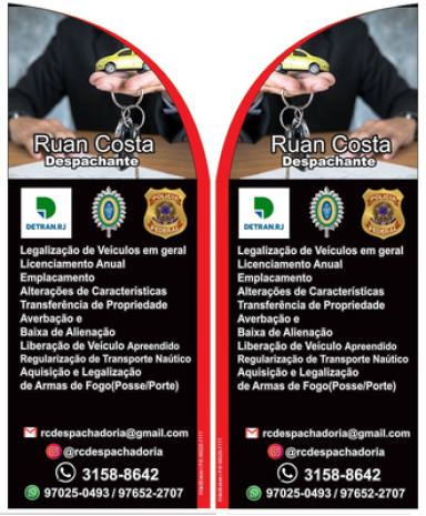 Wind Banner para Despachantes Ruan Costa