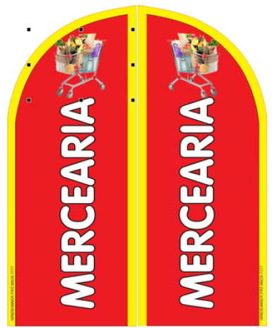 Wind Banner para Mercearia