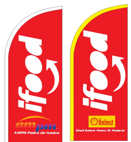 Wind Banner para Postos Shell e Ifood