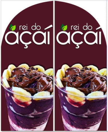 Wind Banner Rei do Açaí