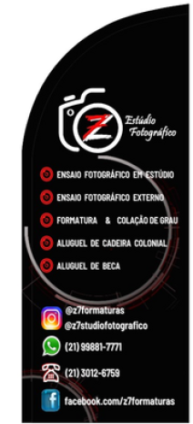 Wind Banner para Estúdio Fotográfico 7Z