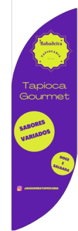 Wind Banner para lojas de Tapioca Babadeira [CLONE]