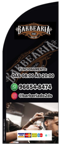 Wind Banner para Barber Shop do 2D