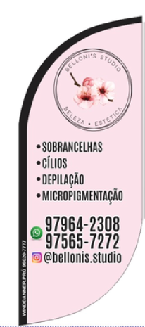 Wind Banner para Beleza da Mulher Bellonis Studio