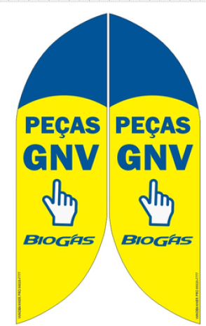 Wind Banner para Loja de GNV Bios Gás