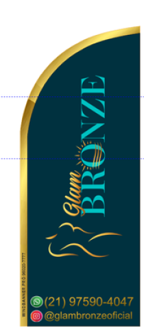 Wind Banner para Bronzeamento Gram Bronze