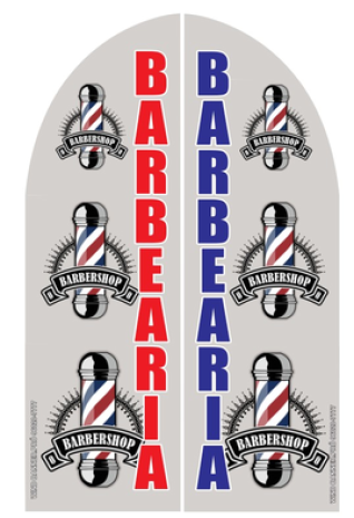 Wind Banner Barbearia