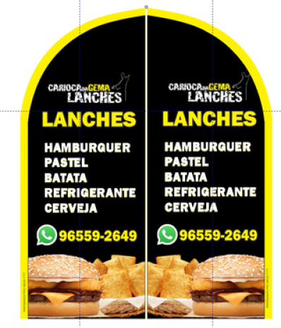 Wind Banner Lanchonete Carioca Lanches