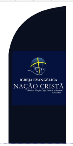 Wind Banner para Igrejas Evangélica Nação Cristã